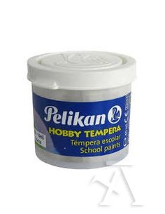 C 6 BOTES TEMPERA PELIKAN 40ML COLOR BLANCO Nº4